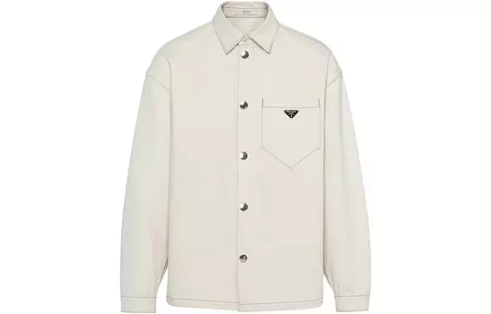 Рубашка мужская Off White Prada, кремовый