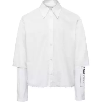 Рубашка мужская оптически белая Mm6 Maison Margiela, белый