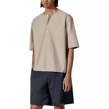 Рубашка мужская песочно-желтая Hermes, желтый