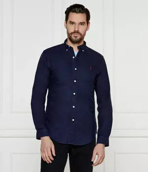Рубашка мужская Polo Ralph Lauren джинсовая, синий