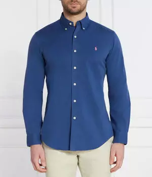 Рубашка мужская Polo Ralph Lauren классического кроя, синий
