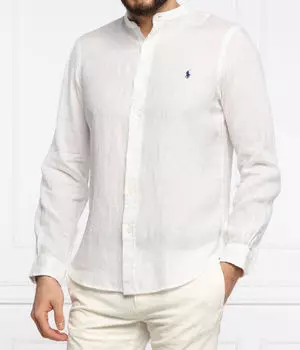 Рубашка мужская Polo Ralph Lauren льняная, белый