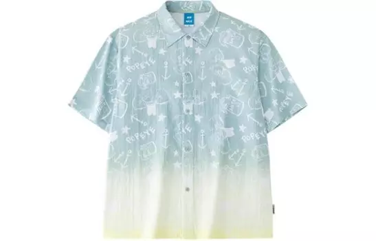 Рубашка мужская Popeye/popeye X Life Collection, кристально-голубая Anta, голубой