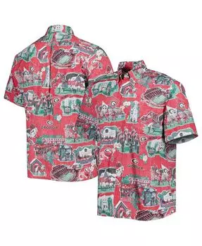 Рубашка мужская red georgia bulldogs scenic на пуговицах Reyn Spooner, красный