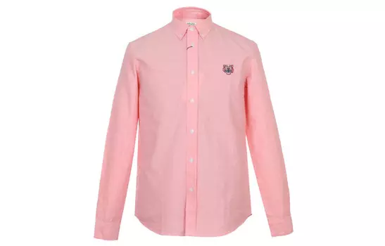 Рубашка мужская розовая Kenzo, розовый