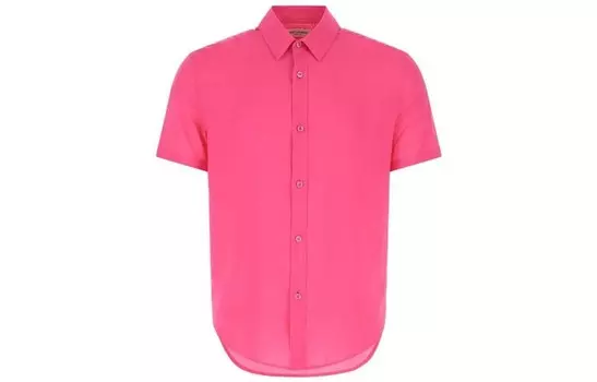 Рубашка мужская розовая Saint Laurent, розовый