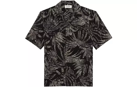 Рубашка мужская Saint Laurent, черный