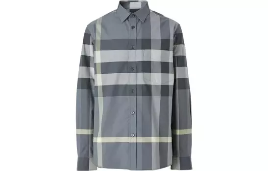 Рубашка мужская Seal серый Burberry, серый
