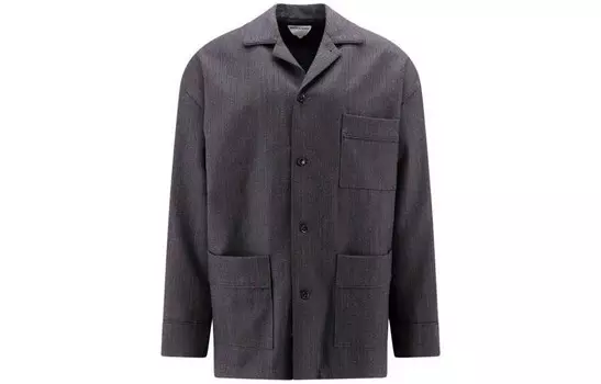 Рубашка мужская серая Bottega Veneta, серый