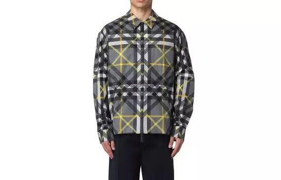 Рубашка мужская серая Burberry, серый