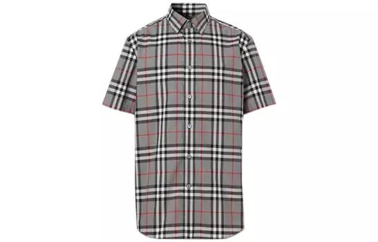 Рубашка мужская серая Burberry, серый