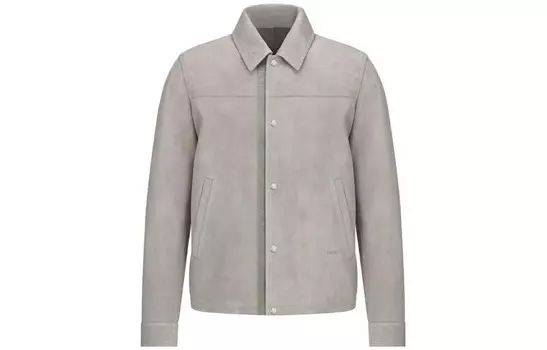 Рубашка мужская серая Dior, серый