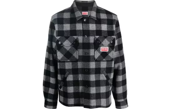 Рубашка мужская серая Kenzo, серый