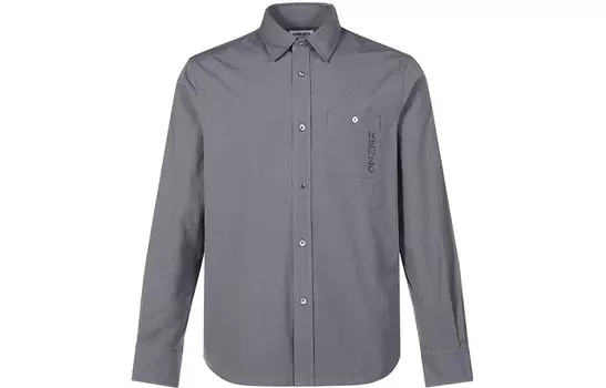 Рубашка мужская серая Kenzo, серый