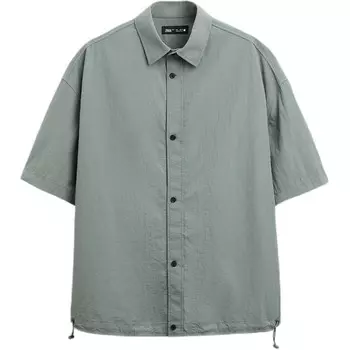 Рубашка мужская серая Zara, серый