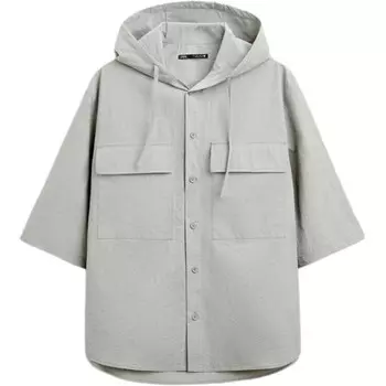 Рубашка мужская серая Zara, серый
