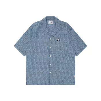 Рубашка мужская синяя BLX Aape, синий