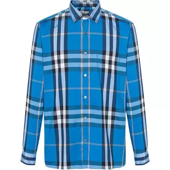 Рубашка мужская синяя Burberry, синий
