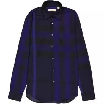 Рубашка мужская синяя Burberry, синий
