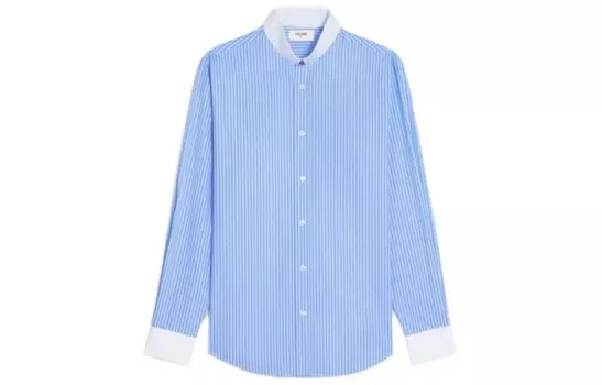 Рубашка мужская синяя Celine, синий