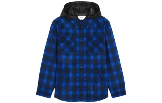 Рубашка мужская синяя Celine, синий