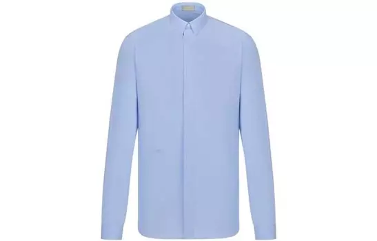 Рубашка мужская синяя Dior, синий