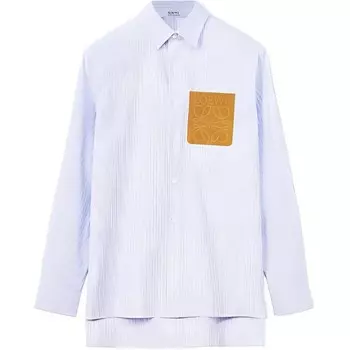 Рубашка мужская синяя Loewe, синий