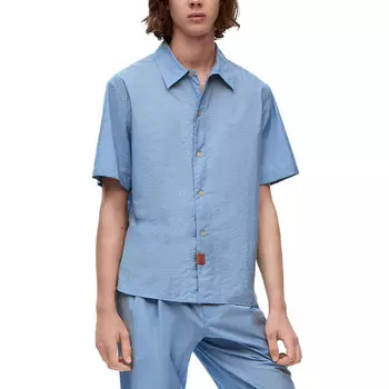 Рубашка мужская синяя Loewe, синий