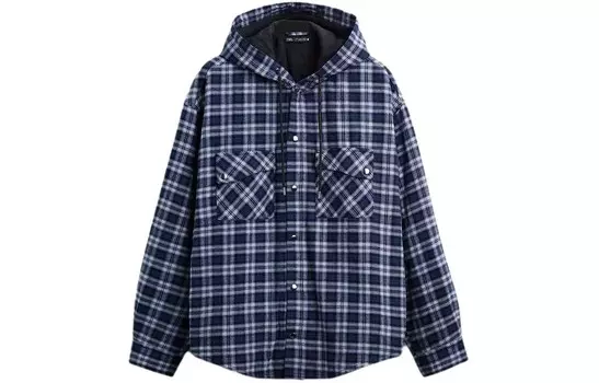Рубашка мужская синяя Zara, синий