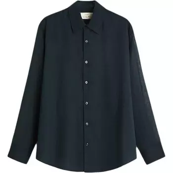 Рубашка мужская синяя Zara, синий