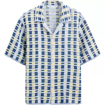 Рубашка мужская синяя Zara, синий