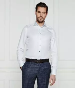 Рубашка мужская Stenstrms хлопковая, белый
