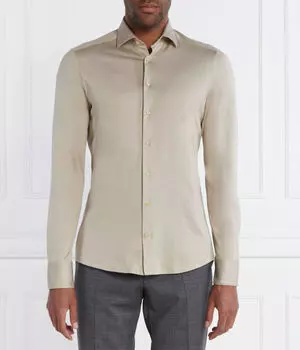 Рубашка мужская Stenstrms приталенная, бежевый