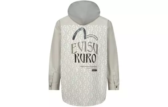Рубашка мужская светло-абрикосового цвета Evisu, цвет Light Apricot