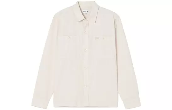 Рубашка мужская светло-хаки Lacoste, хаки