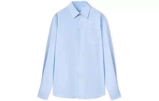 Рубашка мужская светло-синяя Loewe, светло-голубой