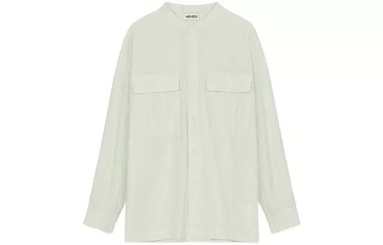 Рубашка мужская светло-зеленая Kenzo, светло-зеленый