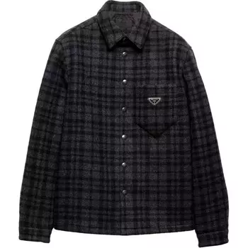 Рубашка мужская темно-серая Prada, темно-серый