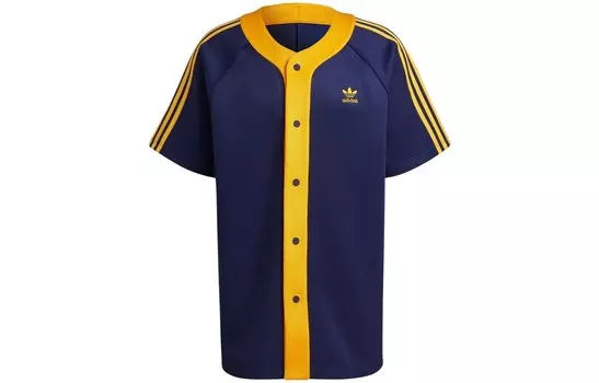 Рубашка мужская темно-синяя Adidas Originals, темно-синий