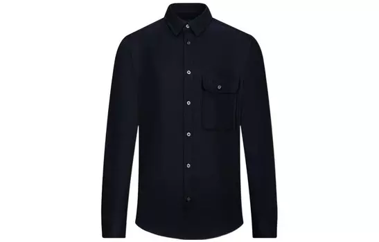 Рубашка мужская темно-синяя · Armani Exchange, темно-синий