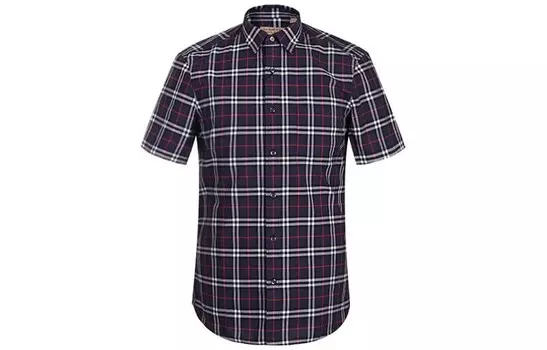 Рубашка мужская темно-синяя Burberry, синий