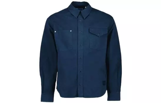 Рубашка мужская темно-синяя Kenzo, темно-синий