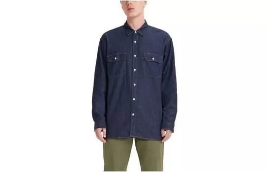 Рубашка мужская темно-синяя Levi’S, темно-синий