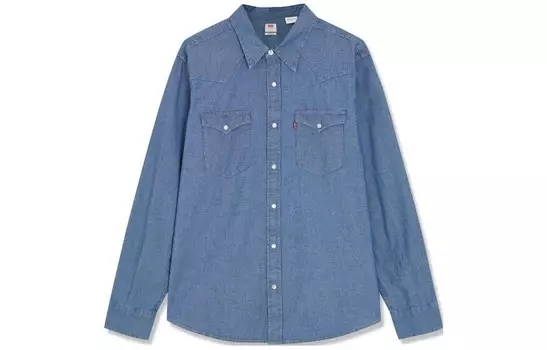Рубашка мужская темно-синяя Levi’S, темно-синий