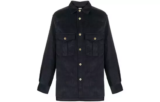 Рубашка мужская темно-синяя Loewe, синий