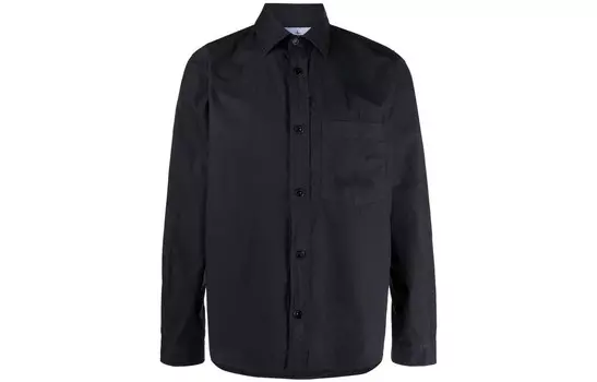 Рубашка мужская темно-синяя Stone Island, синий