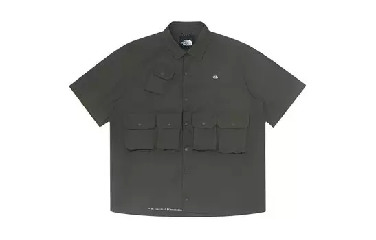 Рубашка мужская The North Face, серо-зеленый