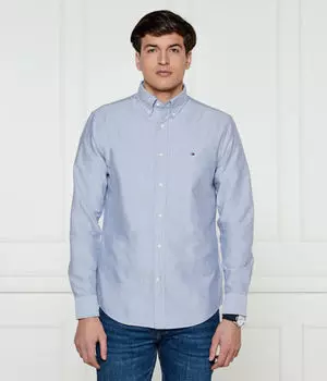 Рубашка мужская Tommy Hilfiger хлопковая классическая, синий