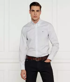 Рубашка мужская Tommy Hilfiger из органического хлопка, белый