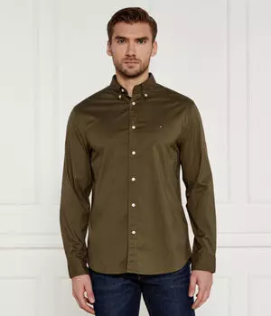 Рубашка мужская Tommy Hilfiger Regular Fit, зеленый